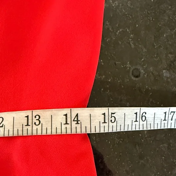 Amanda Uprichard Sabine Mini Sheath Dress Red Size Medium - Picture 9 of 13